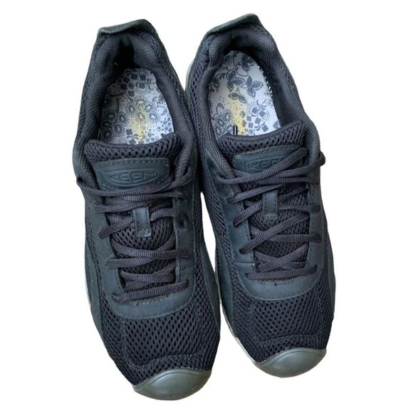 Keen Auckland Lace Black Athletic Walking Shoes Sneakers Women’s size 10 - Picture 13 of 15